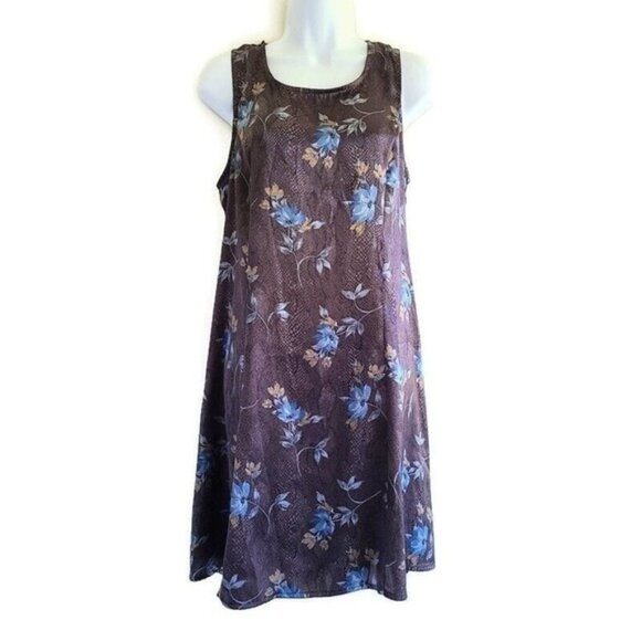 Vintage 90s Lace Up Back Grunge Satin Dress Tag sz 13 / 14 Est. Sz M Corset - Picture 1 of 10